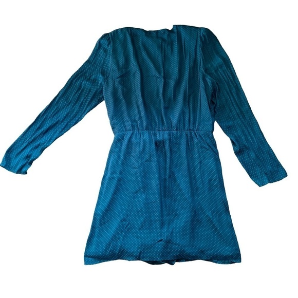 Leyden New With Tags Women’s Green Dotted Mini Wrap Dress Size XL - Picture 4 of 15